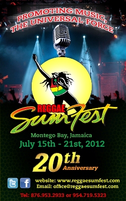 Reggae Sumfest  JULY 15-21,2012 -Montego Bay Jamaica